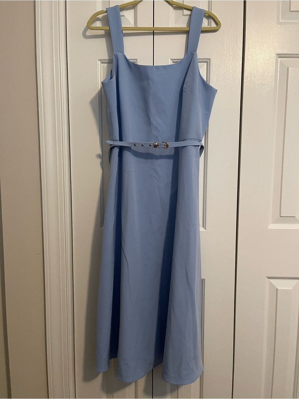 NWT Anne Klein Powder Blue Midi Dress